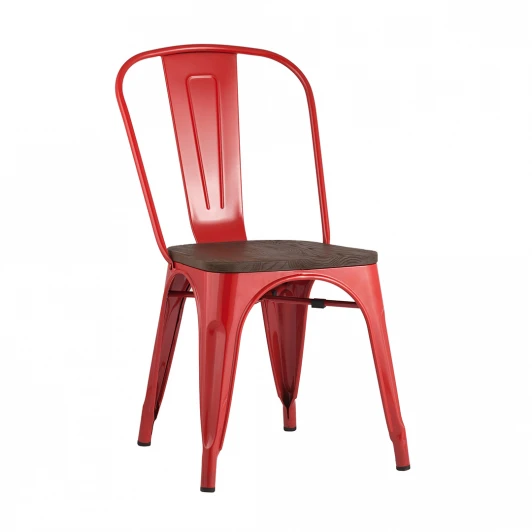  Cтул Tolix с деревянным сиденьем