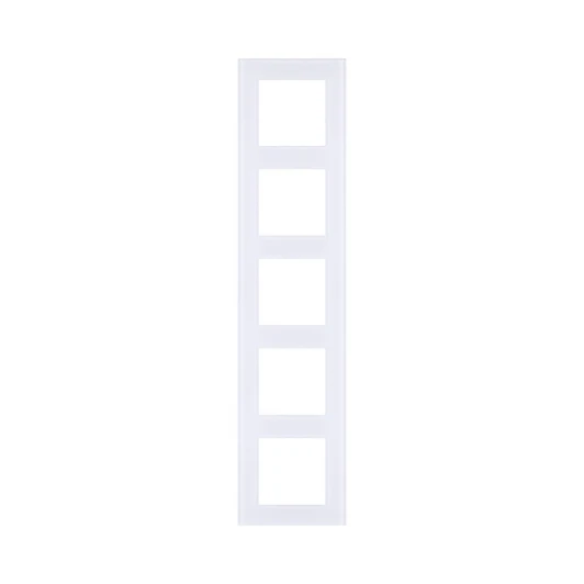 AS5WH Рамка 5-постовая стекло белый Kollinger Asthetik AS5WH