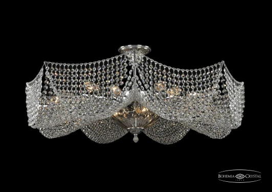 77091/16+3/Ni Clear/1E Потолочная люстра Bohemia 7709 77091/16+3/Ni Clear/1E