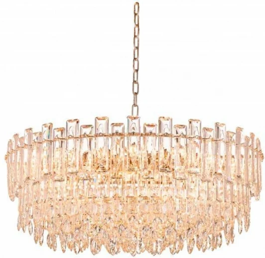 FL1063-22P Подвесная люстра Fluorite Constancia FL1063-22P (220V, хрусталь, на цепи)