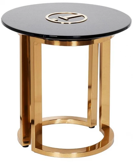 GD-ET002 Журнальный стол Garda Decor GD-ET002 (Золото/Черный)