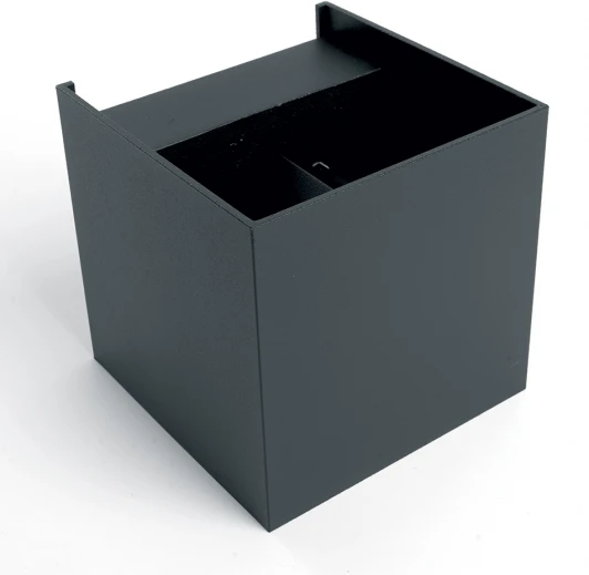 48098 Настенный уличный светильник светодиодный Feron Майами 48098 DH012, 2*3W, 450Lm, 3000K, черный (220V, IP54)