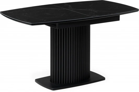 612882 Керамический стол Notta Фестер 140(180)х80 черный мрамор shakespeare black / черный арт.612882