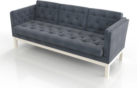 20731 Диван Arsko Айверс Б беленый дуб серый шенилл