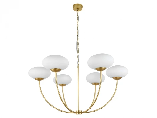 3916/С brass Подвесная люстра Newport 3910 3916/С brass (220V, на цепи)