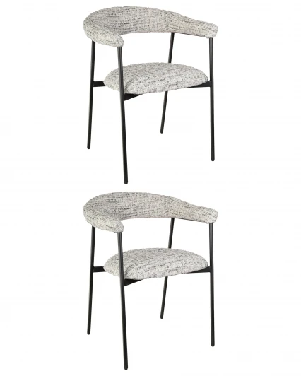 УТ000042049 Стул обеденный Stool Group Toko светло-серый 2 шт. УТ000042049