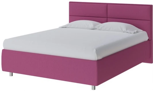 1909520 PROxSON Кровать Pado без основания (Ткань: Рогожка Savana Berry (фиолетовый)) 200x200