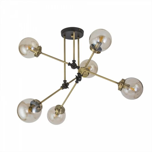 CL105165 Потолочная люстра на штанге Citilux Планета CL105165 (220V, шарики, молекулы)