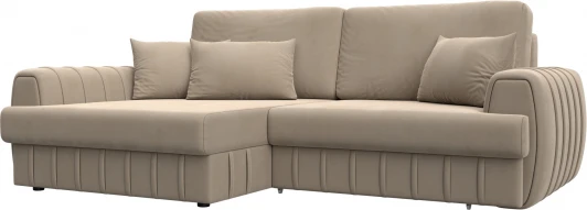 129268L Диван угловой Лига-057 НПБ угол левый Лига Диванов (Велюр) арт.129268L