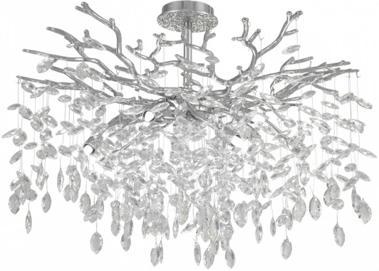 23111.760.10.E14.B CR Потолочная люстра хрустальная на штанге Arte Milano Milano-1 23111.760.10.E14.B CR (220V)