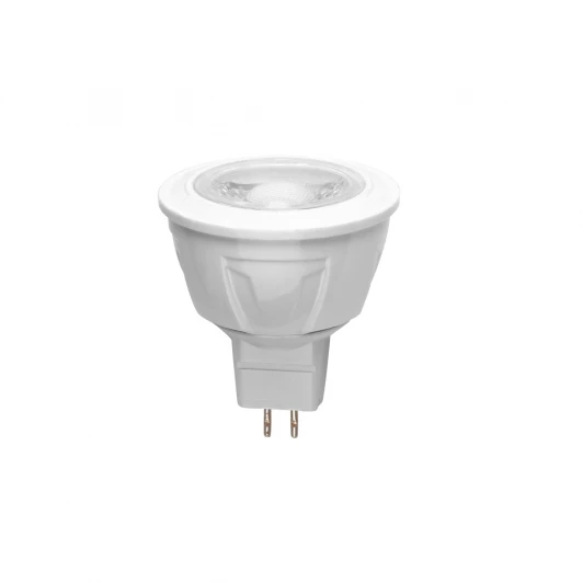 LED-JCDR-5W/WW/GU5.3/S картон Лампочка светодиодная полусфера белая GU5.3 5W 3000K Volpe LED-JCDR-5W/WW/GU5.3/S