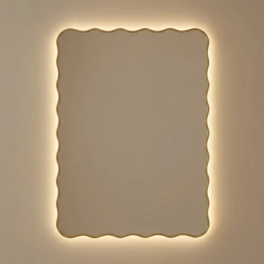 SM194LGL Fancy LED Gold Зеркало в раме с подсветкой Art-Zerkalo SM194LGL 13905