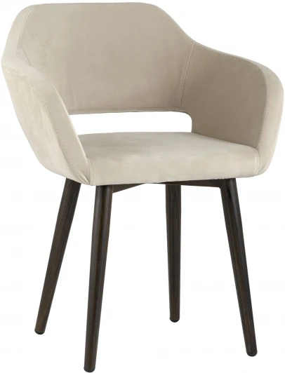 УТ000025167 Стул с подлокотниками Stool Group Саймон велюр бежевый УТ000025167