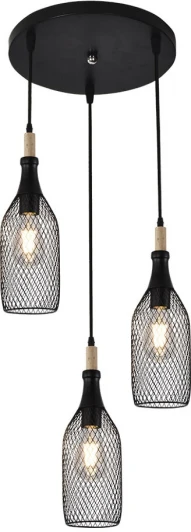 WD4002/3P-BK-WD Подвесной светильник Wedo Light Veronica WD4002/3P-BK-WD