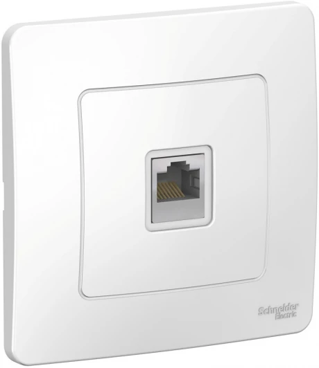 BLNIS045001 Розетка встраиваемая Ethernet RJ-45 (белый) Systeme Electric Blanca BLNIS045001