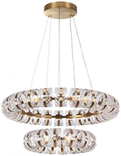 5030/230L Подвесной светильник Odeon Light Mirage 5030/230L античн.бронза/металл/акрил LED 230W 4000K 14677лм