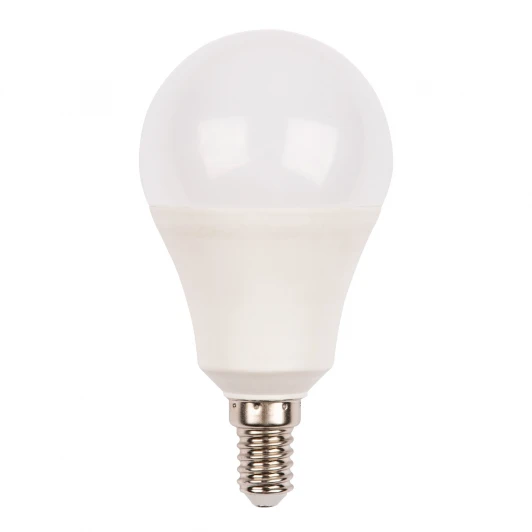 LED-G60-12W/6500K/E14/FR/NR Лампа светодиодная, форма "шар", матовая, дневной белый свет 6500K Volpe Norma LED-G60-12W/6500K/E14/FR/NR