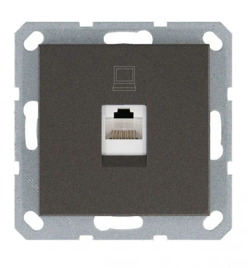 G6105Z Розетка Ethernet RJ-45 (мокко) Jasmart G-Classic G6105Z