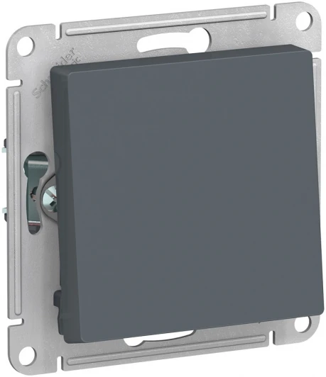 ATN000761 Выключатель встраиваемый одноклавишный (грифель) Systeme Electric AtlasDesign ATN000761