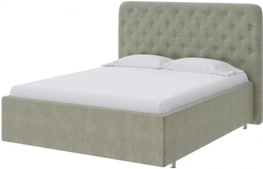 1912100 PROxSON Кровать Classic Large (Ткань: Велюр Лофти Олива) 140x190