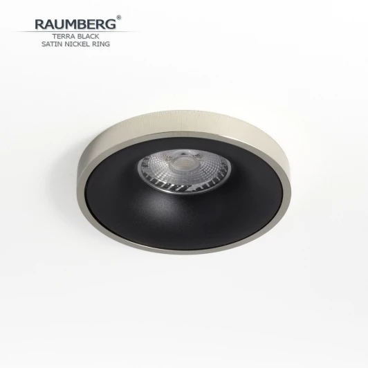 TerraBk\SNi Встраиваемый светильник Raumberg TerraBk\SNi Black\Satin Nickel