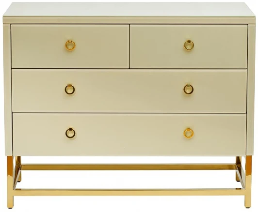KFG005E7 Комод Garda Decor KFG005E7 (Золото/Бежевый)