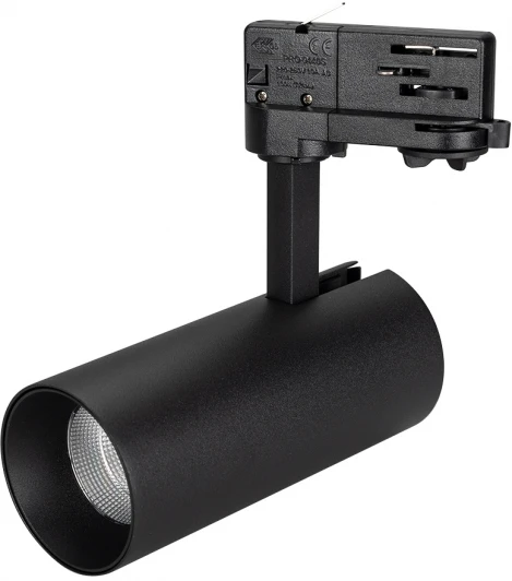 027470 Светильник SP-POLO-TRACK-LEG-R65-8W Warm3000 (BK-BK, 40 deg) (IP20 Металл) 027470