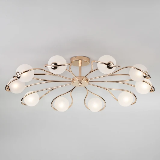 70089/10 золото Потолочная люстра Eurosvet Camomile 70089/10 золото