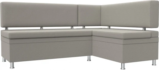 122524 Диван кухонный угловой Стайл правый угол (Бежевый/Рогожка) Лига Диванов арт.122524