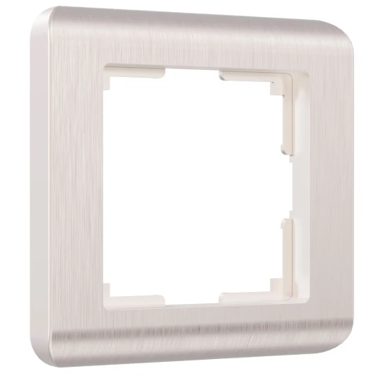 W0012113 Рамка на 1 пост Stream (перламутровый) Werkel W0012113 (a051264)