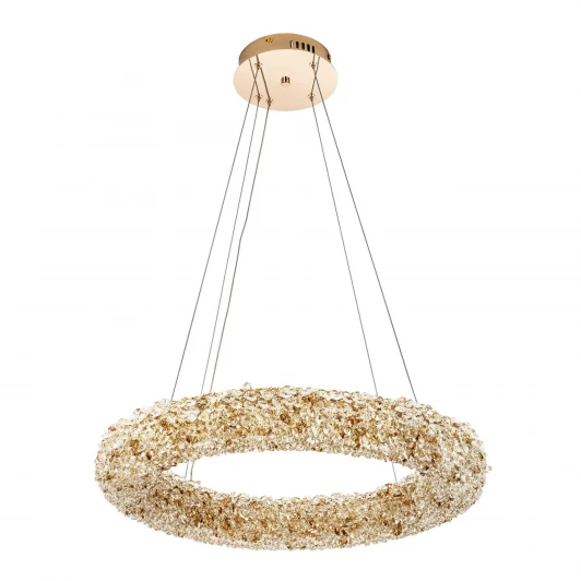 MS.6000.600 GD Подвесной светильник светодиодный хрустальный с регулировкой цветовой температуры Modelux MODESTYLE MS.6000.600 GD