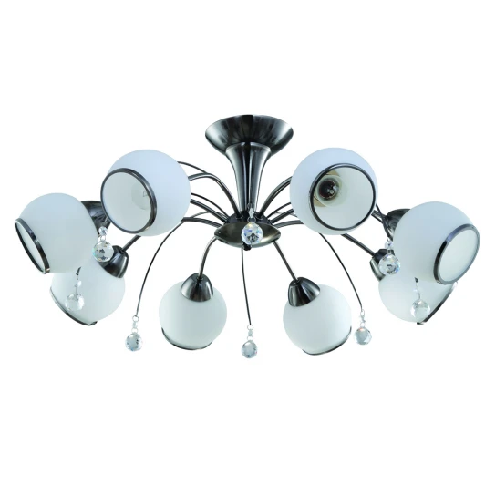831/8PF-Darkchrome Потолочная люстра IDLamp 831 831/8PF-Darkchrome