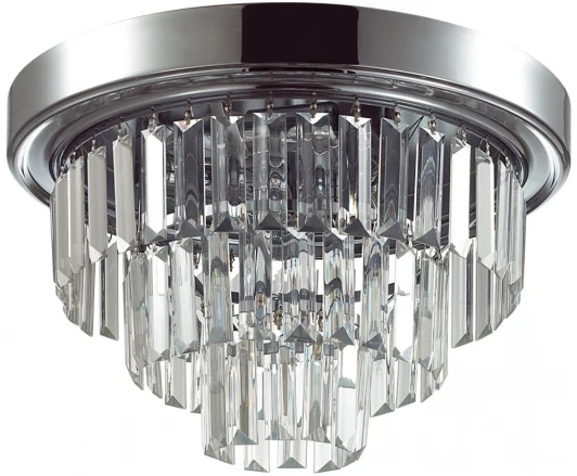 8266/4C Потолочная люстра Lumion Zaha 8266/4C хром/хрусталь металл/прозрачный Е14 4*40W 220V (круглые)