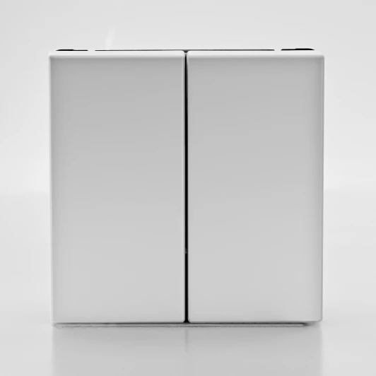 GAL001317S Выключатель двухклавишный (лотос) Systeme Electric GAL001317S