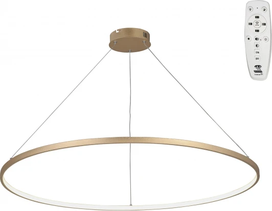 V2514DT-8/1S Подвесной светильник с ПДУ светодиодный LED 81Вт, 2700-6500К Vitaluce V2514DT-8/1S кольцо (220V, на тросе, кольцо)