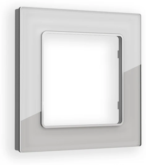 AF330401 Рамка Ambrella Volt ALFA Platos (Серебро Стекло органическое) 1-ая AF330401