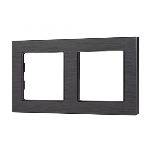 043855 Рамка алюминиевая FRM-PRESTO-ALS-2-BK (Arlight) 043855