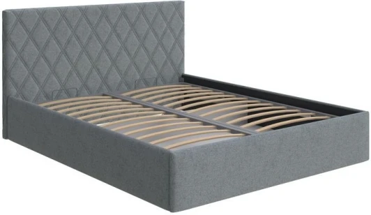 2029072 PROxSON Кровать Fresco с бельевым ящиком (Ткань: Жаккард Tesla Графит) 140x200