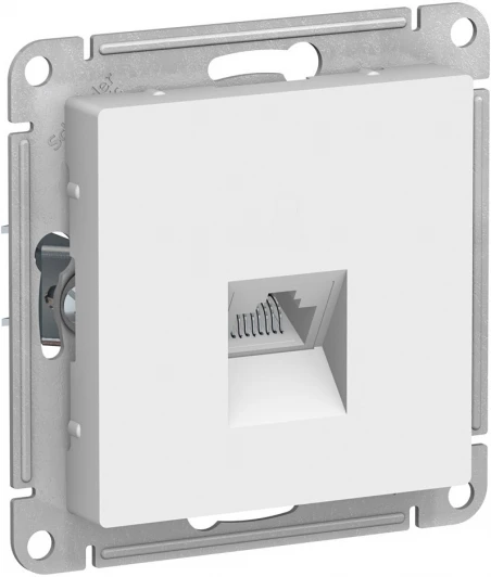 ATN000183 Розетка встраиваемая Ethernet RJ-45 (белый) Systeme Electric AtlasDesign ATN000183