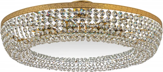 Favola E 1.4.60.502 G Потолочная люстра буше Arti Lampadari Favola E 1.4.60.502 G (220V, хрусталь, кольцо)