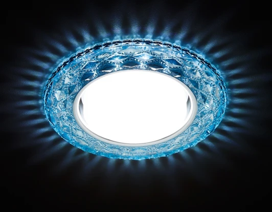 G288 BL Встраиваемый точечный светильник Ambrella Gx53+led G288 BL