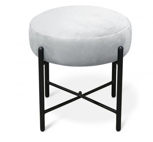 2347987707 Банкетка Sheffilton SHT-B4 серое облако/черный муар от фабрики Sheffilton