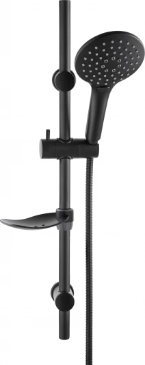 DST57-S Душевой гарнитур GPD DST57-S черный матовый