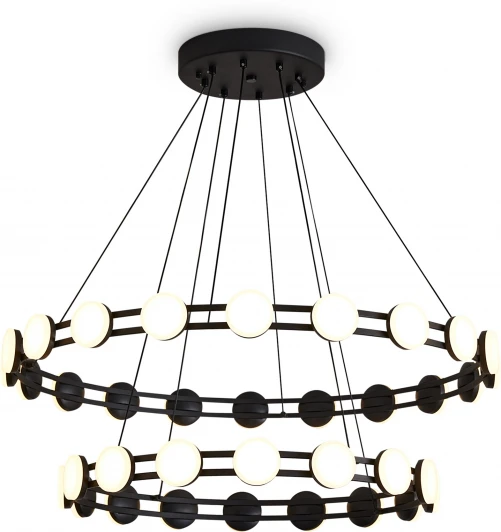FR6180PL-L70B Подвесной светильник ярусный Freya Collar FR6180PL-L70B (LED, 220V, на проводе, кольцо)
