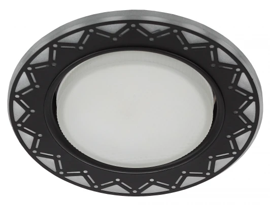 DK LD27 WH/BK Встраиваемый точечный светильник Эра DK LD27 WH/BK