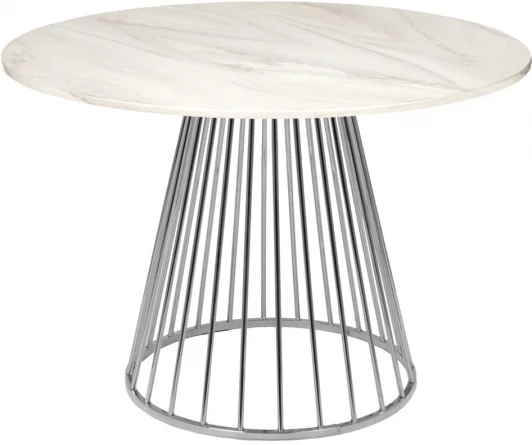 FR 0948 Стол Bradexhome Liverpool 100см, хромированные ножки