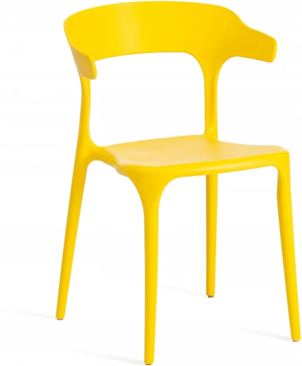24694 Стул TON (mod. PC33) / 1 шт. в упаковке Tetchair (Пластик/Желтый) арт. 24694