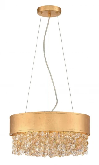 fabian 1554.5 gold leaf Подвесная люстра Lucia Tucci Fabian 1554.5 gold leaf (220V, на тросе)