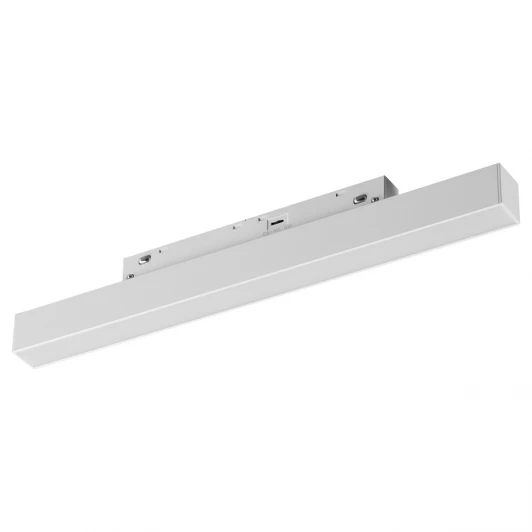 359616 Трековый светильник светодиодный для низковольтного шинопровода Novotech Flum 359616 белый с переключ. цв. темпер. IP20 LED 3000К\4000К\6000К 10W 48V