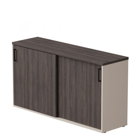 254H001DK/GU/DK Шкаф-купе низкий Everprof EVO (ЭВО) 1374х385х755 Кашемир/Дуб Пасадена 254H001DK/GU/DK